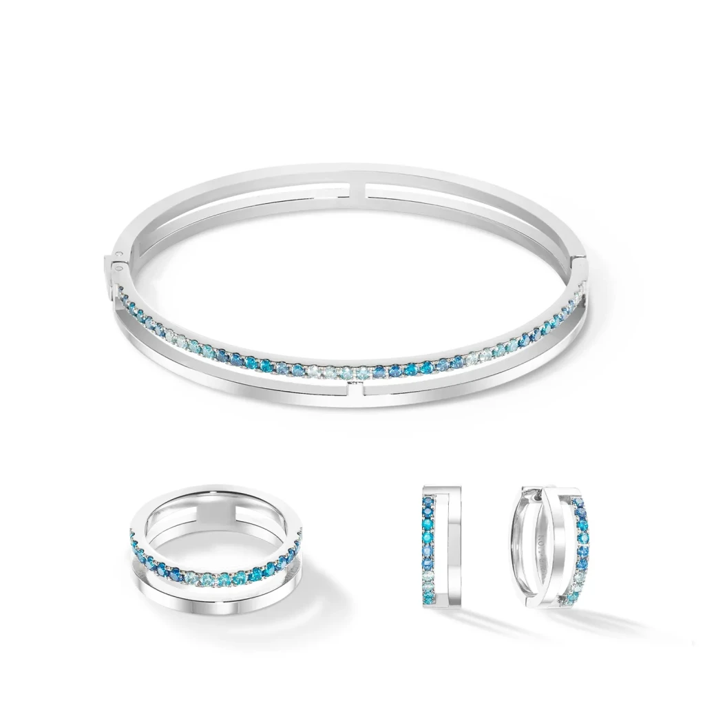 Кольцо Coeur de Lion Blue-Silver 0136/40-0717 60