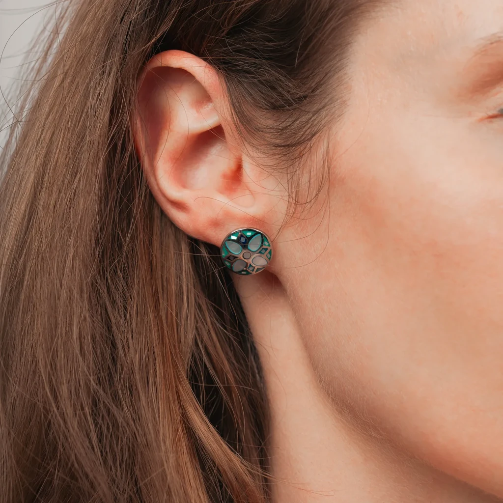 Серьги Fiore Luna AE01688-3 BL/S