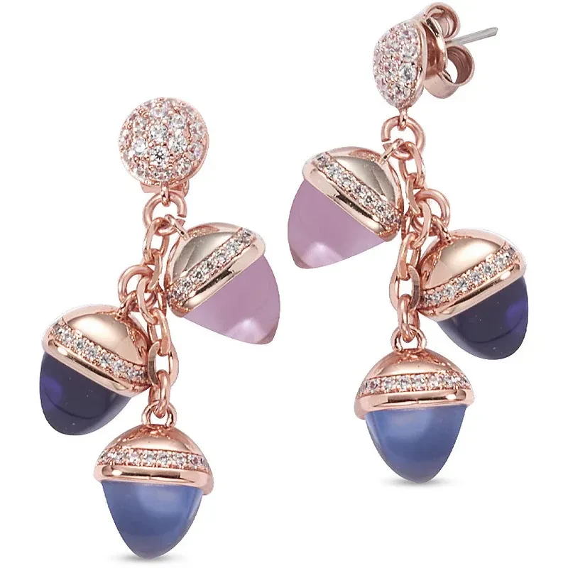 Серьги Boccadamo Caleida KOR009RS  R/V/BL/RG