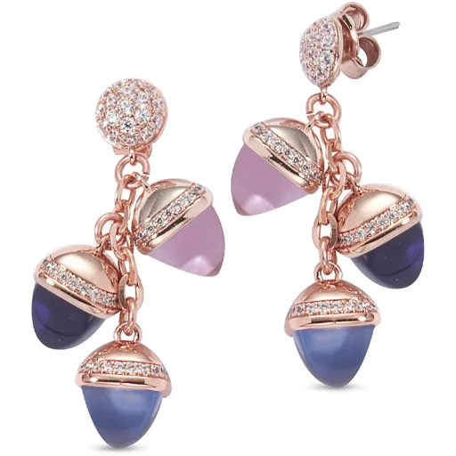 Серьги Boccadamo Caleida KOR009RS  R/V/BL/RG