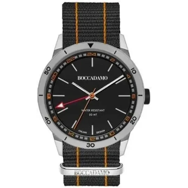 Часы мужские Boccadamo NAVY NV025 BW/BR/RG