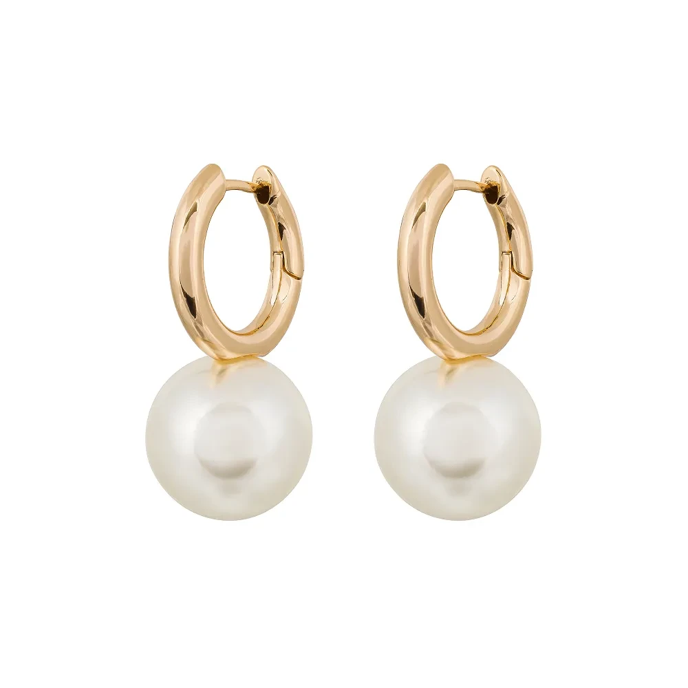 Серьги Fiore Luna WHITE PEARL ABE23446-01 G