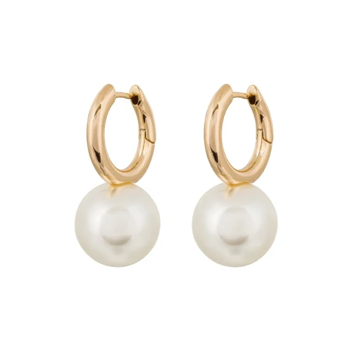 Серьги Fiore Luna WHITE PEARL ABE23446-01 G