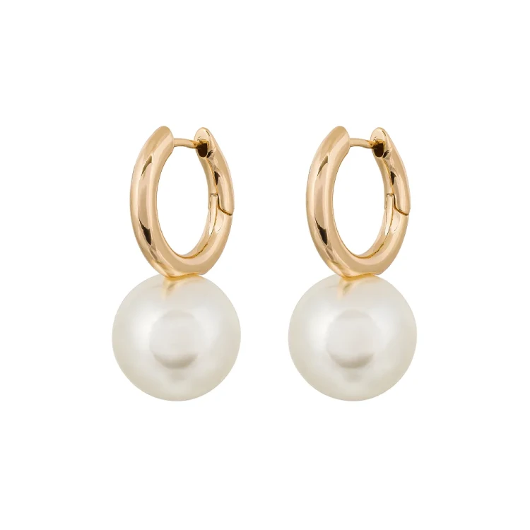 Серьги Fiore Luna WHITE PEARL ABE23446-01 G