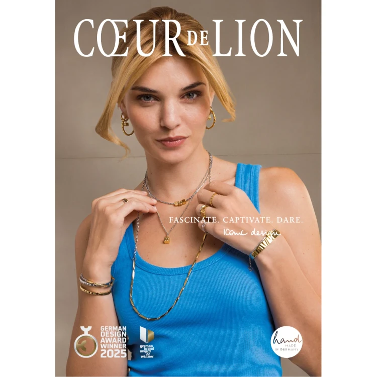 Колье Coeur de Lion Gold-Silver 0804/10-1617