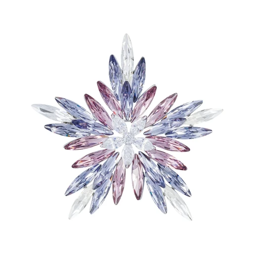 Брошь Fiore Luna СНЕЖИНКА  Zircon+crystal XR1279B2 V/S