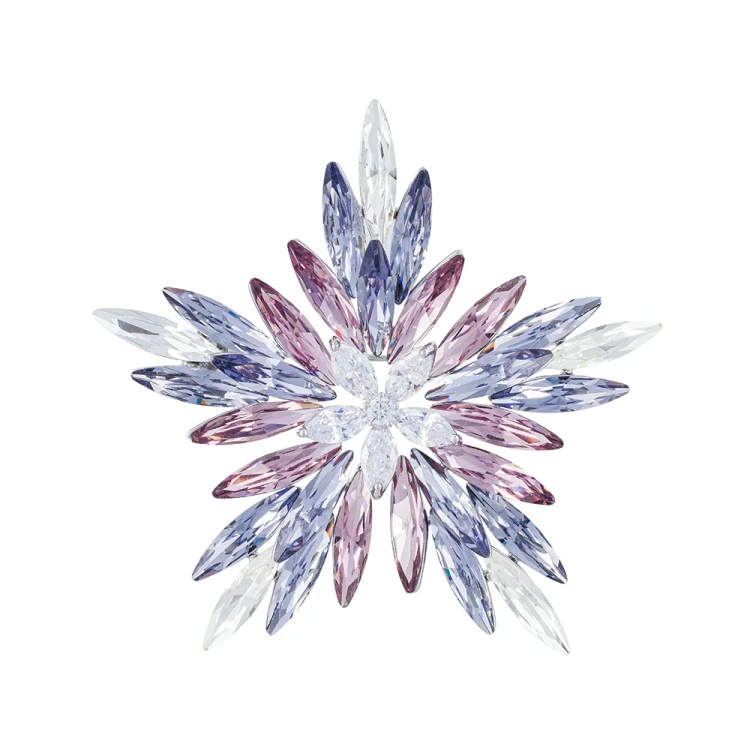 Брошь Fiore Luna Fiore Luna СНЕЖИНКА  Zircon+crystal XR1279B2 V/S